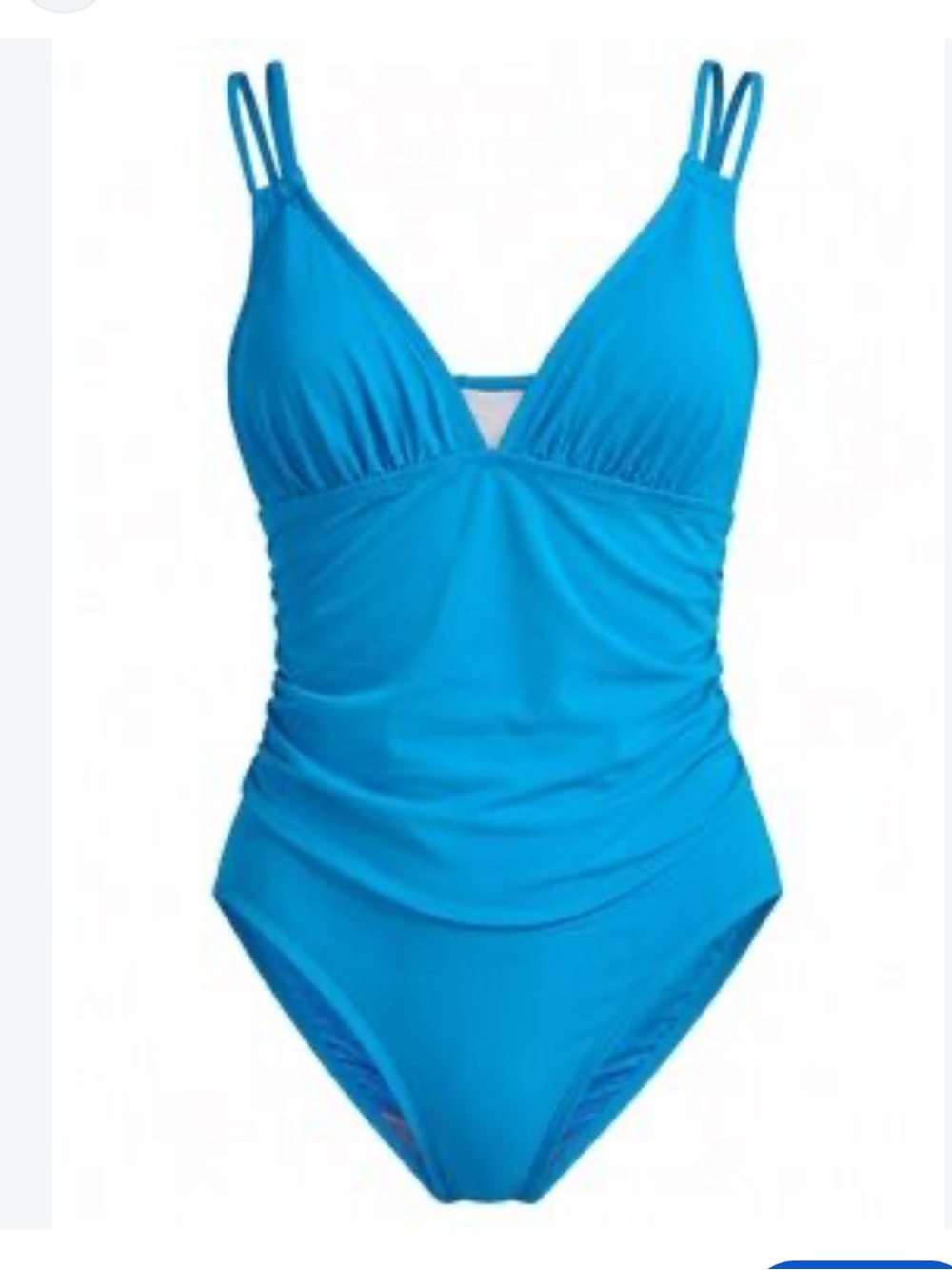 Shade & Shore Blue One Piece Swimsuit, Size S (4-6) NEW